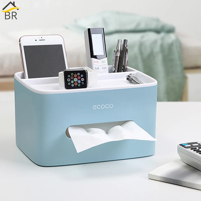 BR многофункциональная коробка для салфеток пластиковая хранения держатель