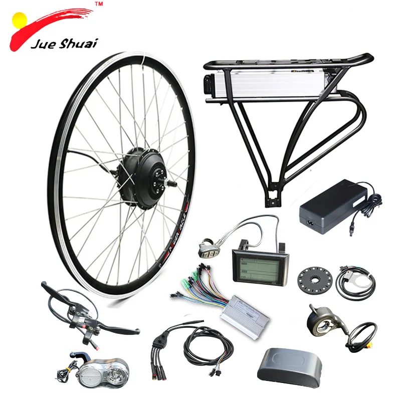 48V 350W 500W комплект для переоборудования электрического велосипеда с бесщеточным