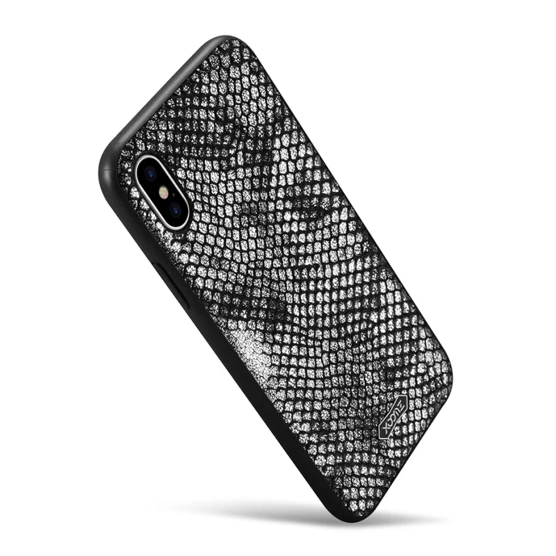 Xoomz для Apple IPhone х чехол змеиная кожа искусственная с покрытием ТПУ мобильный iPhone x
