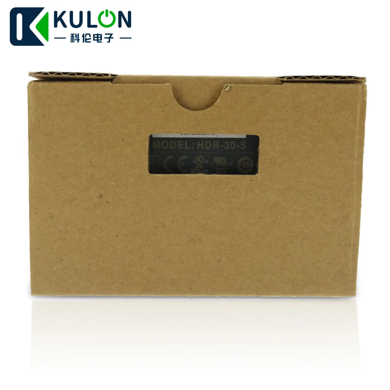 Оригинальный бренд MEAN WELL представляет HDR 30 5 3A 5V 15 Ватт meanwell ступенчатая форма DIN Rail