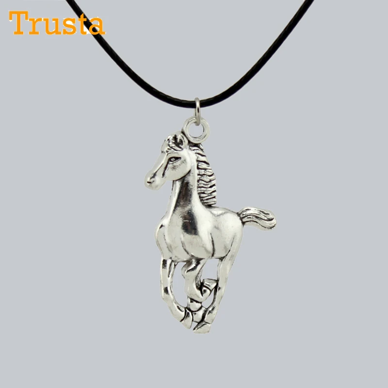 Trusta 2017 Новинка хит продаж женские ювелирные изделия Винтаж Серебряная лошадь