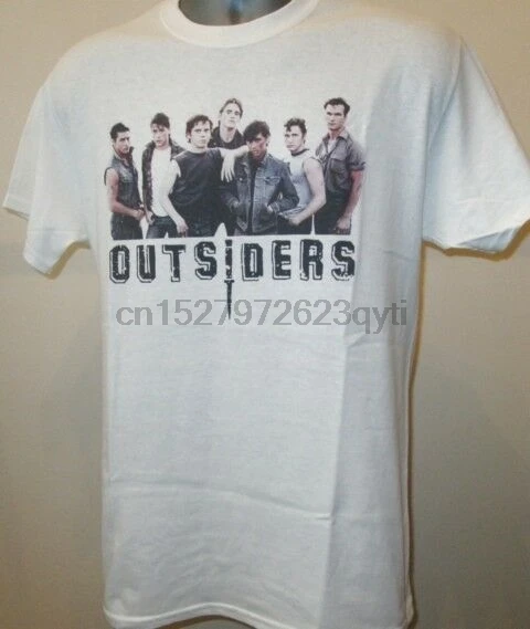 The Outsiders футболка 80s Brat Pack фильм W162 Патрик суэйз Роб Лоу Том Круз| |
