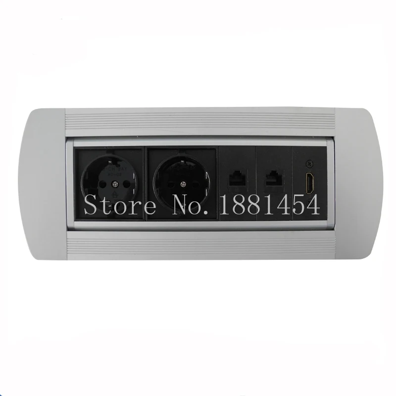 Новый настольный стол для Конференции скрытые ручные вращающиеся розетки
