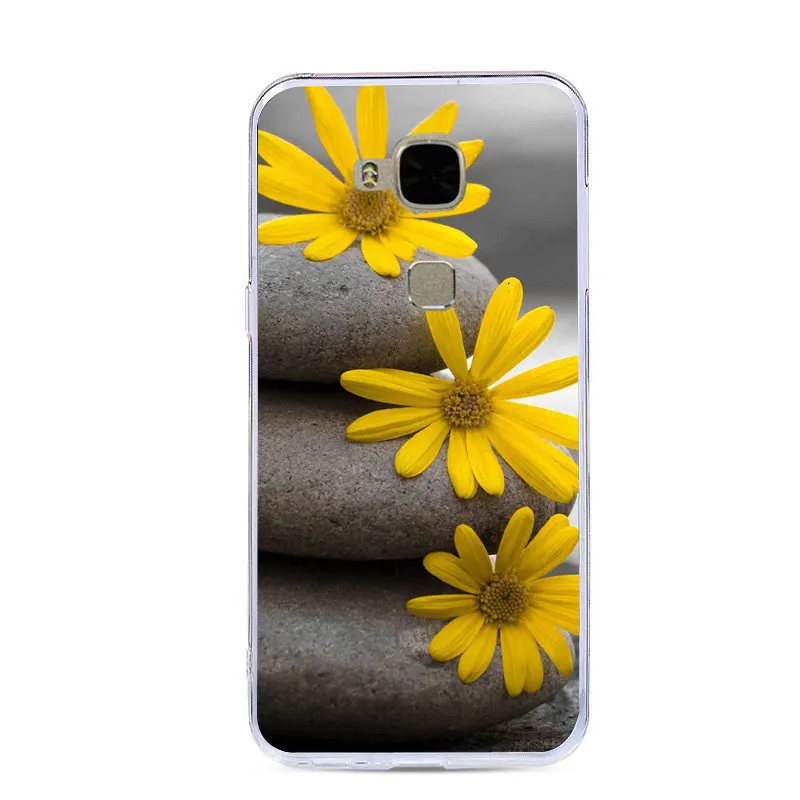 J&ampR Cute Animal Phone Case For Huawei G8 Cover Silicone Soft Maimang4 3D Relief Paint for GX8 D199 G7plus Cases |