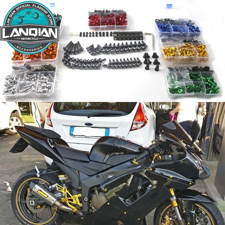 Мотоцикл cnc алюминиевый обтекатель болт винт крепеж для KAWASAKI Z750 Z 750 z800 Z750R Z1000 NINJA