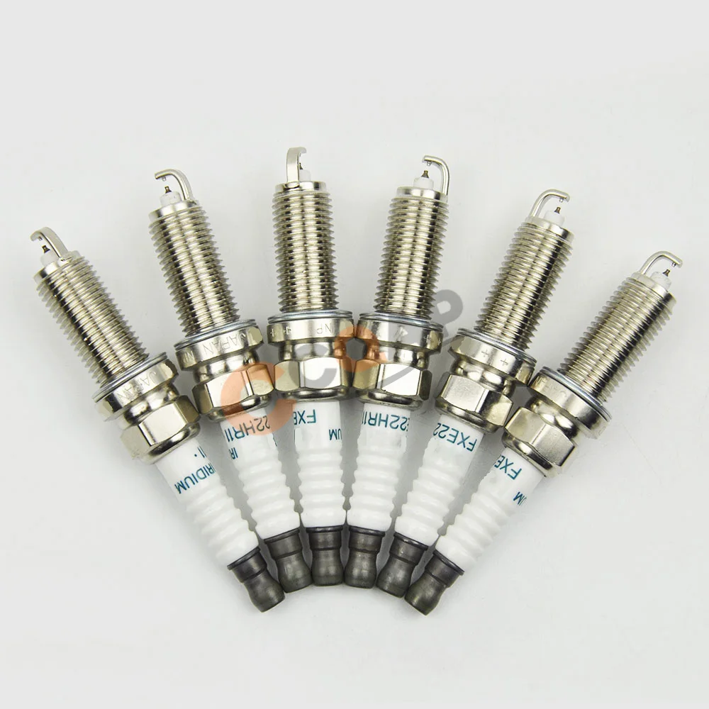 6x 22401-EW61C FXE22HR11 двойной иридиевой свечи зажигания для Nissan Altima Infiniti EX35 3.5L 22401EW61C FXE22HR-11