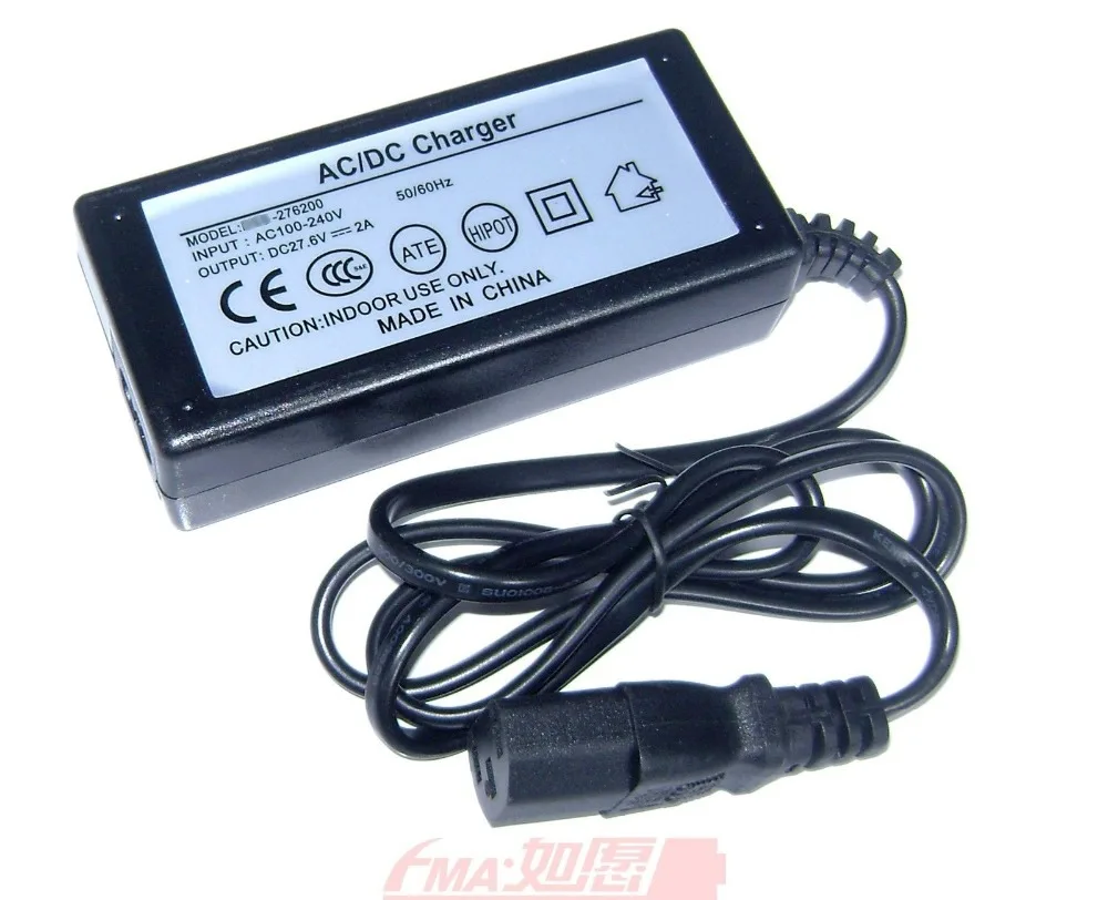 Интеллектуальное зарядное устройство 27 6 в 2 А для свинцово-кислотной батареи SLA 24