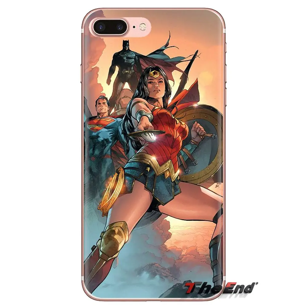 Женские Сексуальные Чудо-Женщины ТПУ прозрачный чехол для LG Spirit Motorola Moto X4 E4 E5 G5 G5S