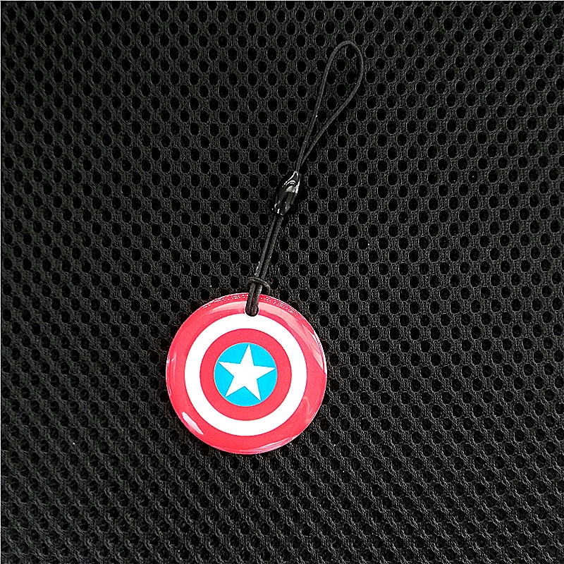 1Pcs 13.56Mhz UID Changeable S50 UID Rewritable NFC RFID Badge Chinese Magic 1K Card Token tag Keyfob keychain key fob ring