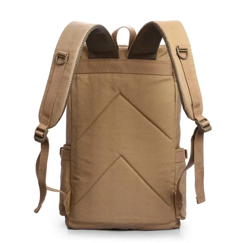 XINCADA мужские износостойкие Холст Рюкзаки большой ёмкость Кожа Логотип