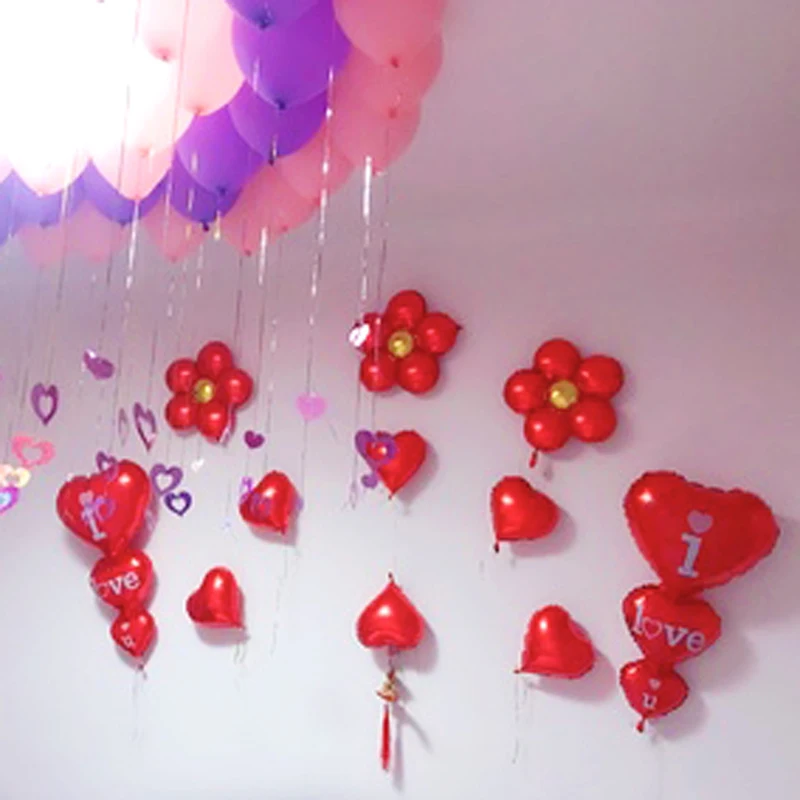 Зеленые лепестки листьев цветок Фольга Воздушный шар Babyshower вечерние украшения