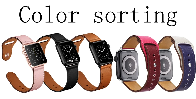 Кожаный ремешок для pulseira apple watch 42 мм 38 мм 40 мм 44 мм спортивный Высококачественный Браслет correa для apple iWatch 4 3/2 ремень