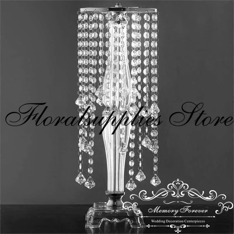 

22" Wedding decoration Acrylic Transparent Flower stand table decoration Bride party decot
