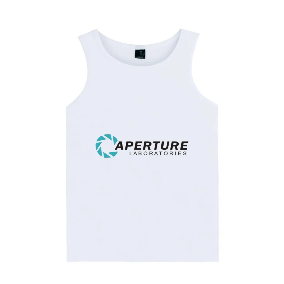 Мужские летние майки Aperture Science Games модные хлопковые майки|fashion tank top men|tank menmen summer vest