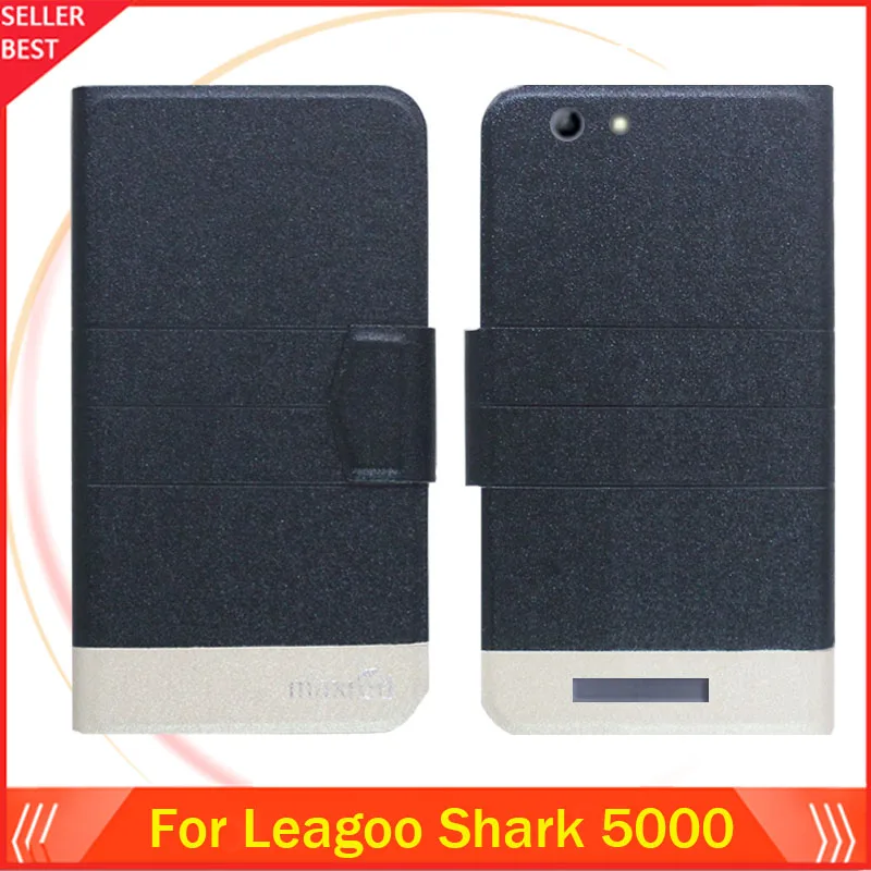 5 цветов супер! Кожаный чехол для телефона Leagoo Shark 5000 2017 Модный Роскошный кожаный
