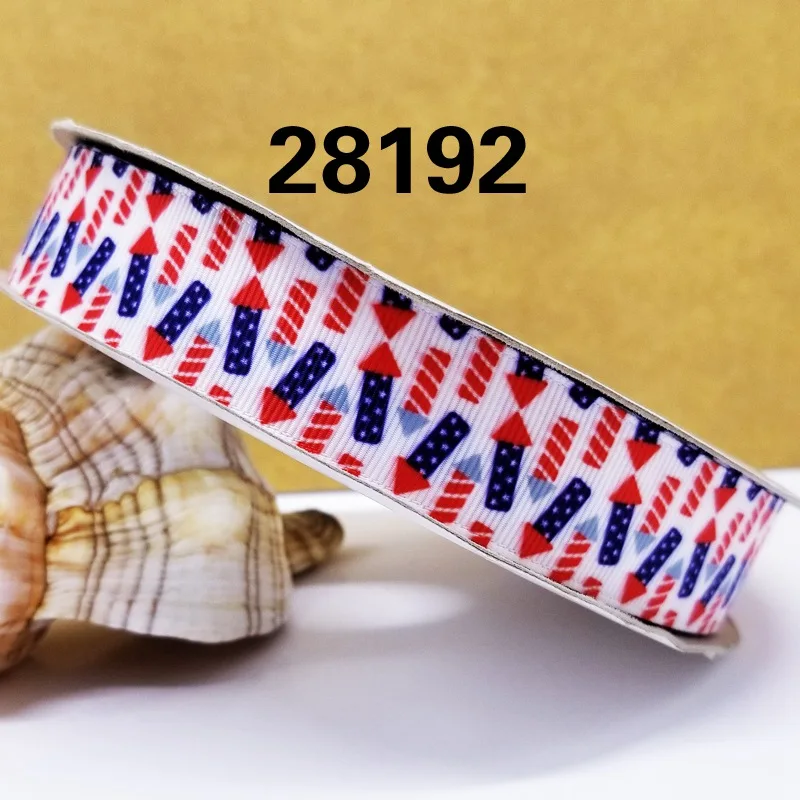 4 июля 50 ярдов мультфильм печатных grosgrain ленты 28729 | Дом и сад