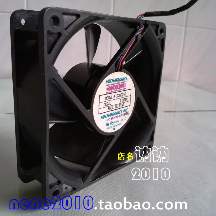 MECHATRONICS F1238E24B DC 24V 0.35A 2 проводной контактный разъем 70 мм 120x120x38 сервер квадратный