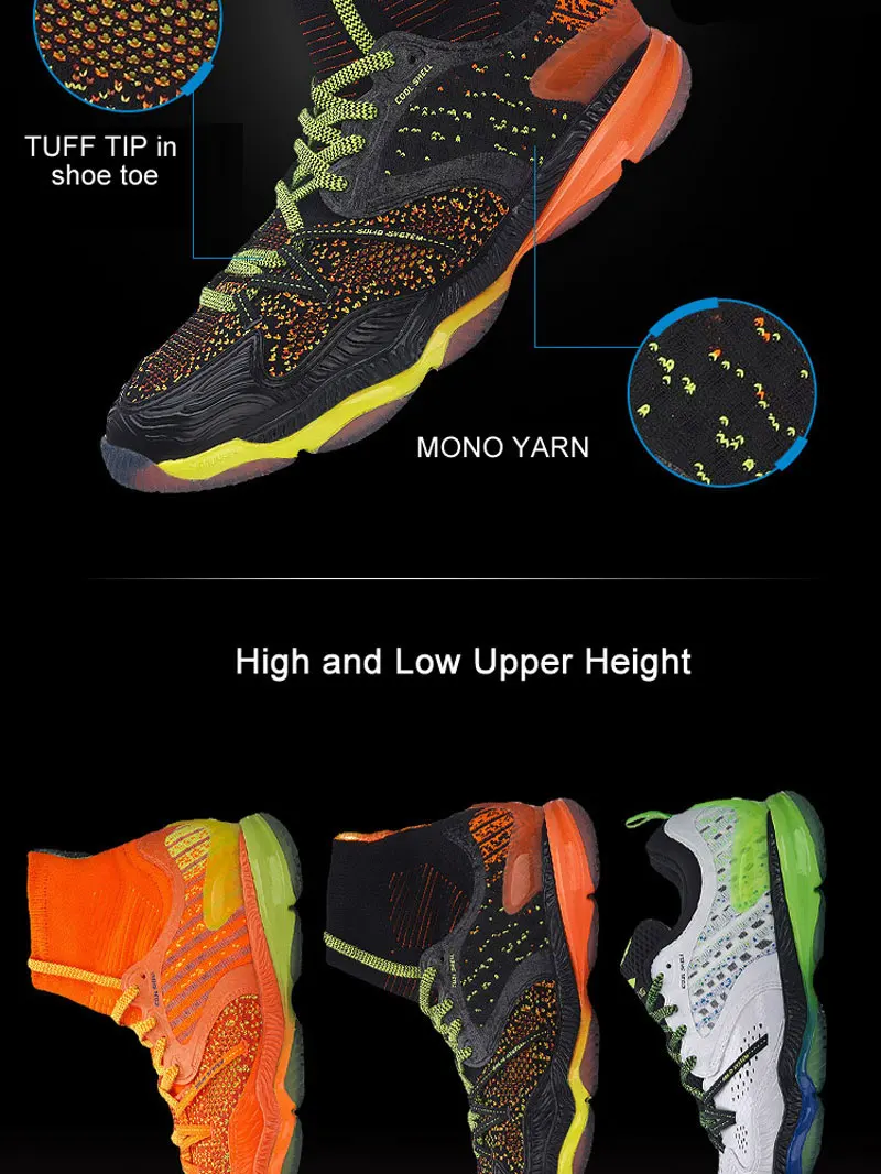 Li-Ning/Мужская Профессиональная обувь Ranger для бадминтона с высокой подушкой+ подкладка, спортивная обувь, кроссовки, AYAM009 XYY047