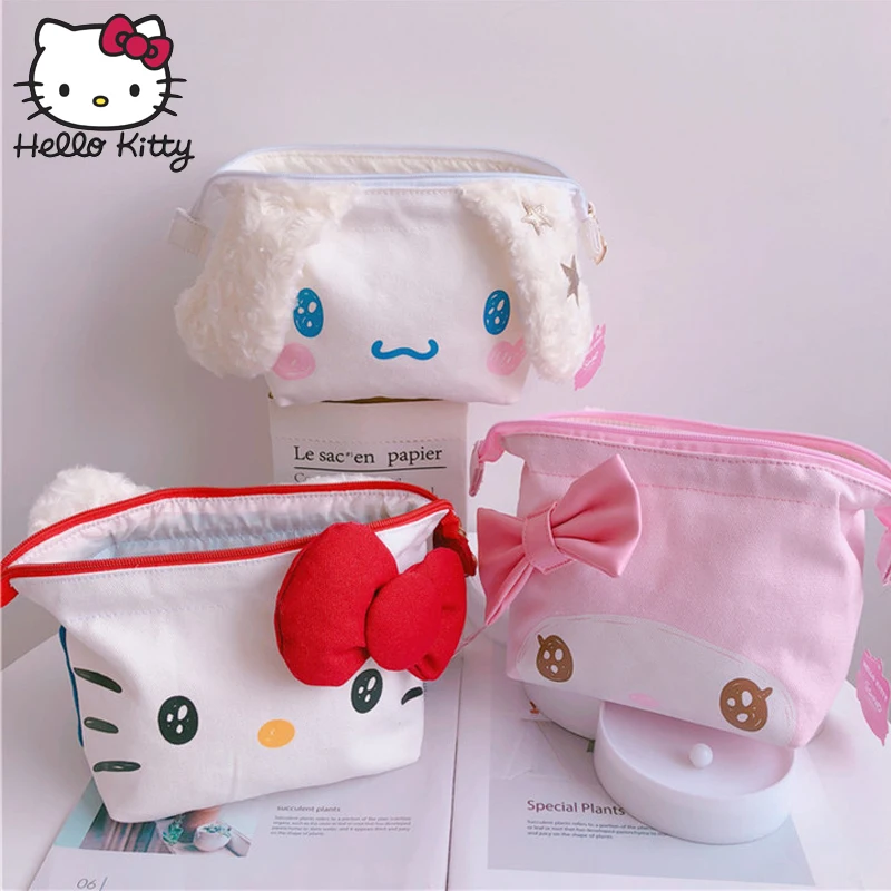 Hello kitty Женская сумка для девочек косметичка кошелек Милая путешествий удобная