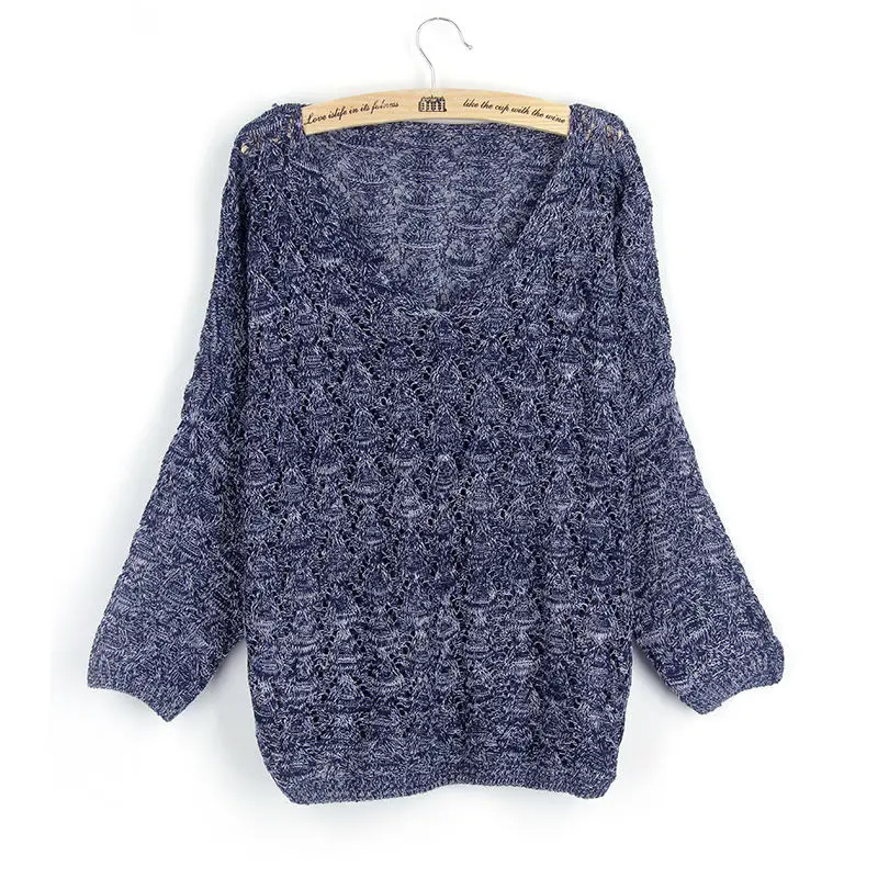 Woman knitting Clothes For female Pullovers Thin Sweaters Of 2018 Spring Fashion Hollow Out | Женская одежда