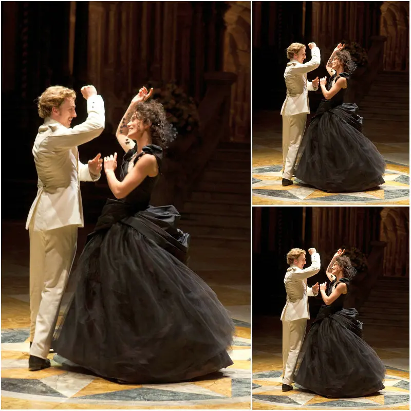 Распродажа! Черные винтажные костюмы на заказ готическое/платье времен