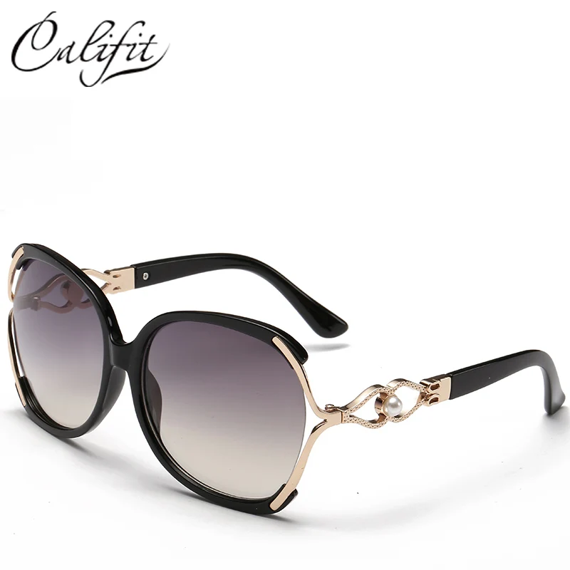CALIFIT Женские винтажные солнцезащитные очки с бабочками для вечеринок большие