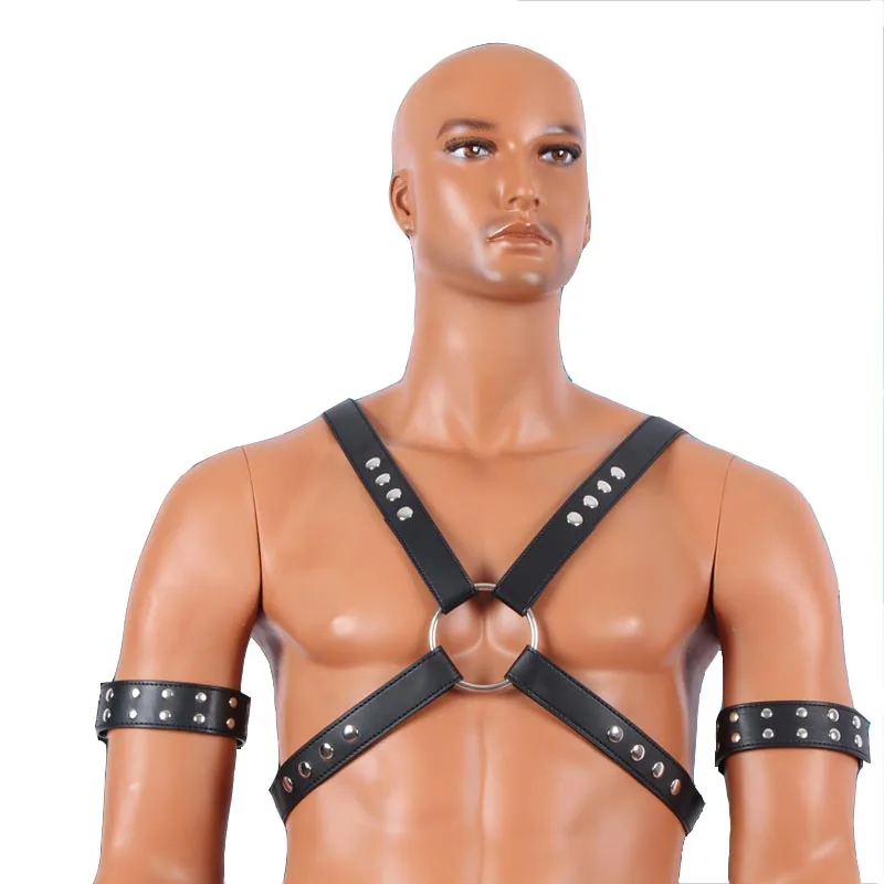Мужской ремень с регулируемыми ремнями в стиле панк|harness men|harness topharness straps |
