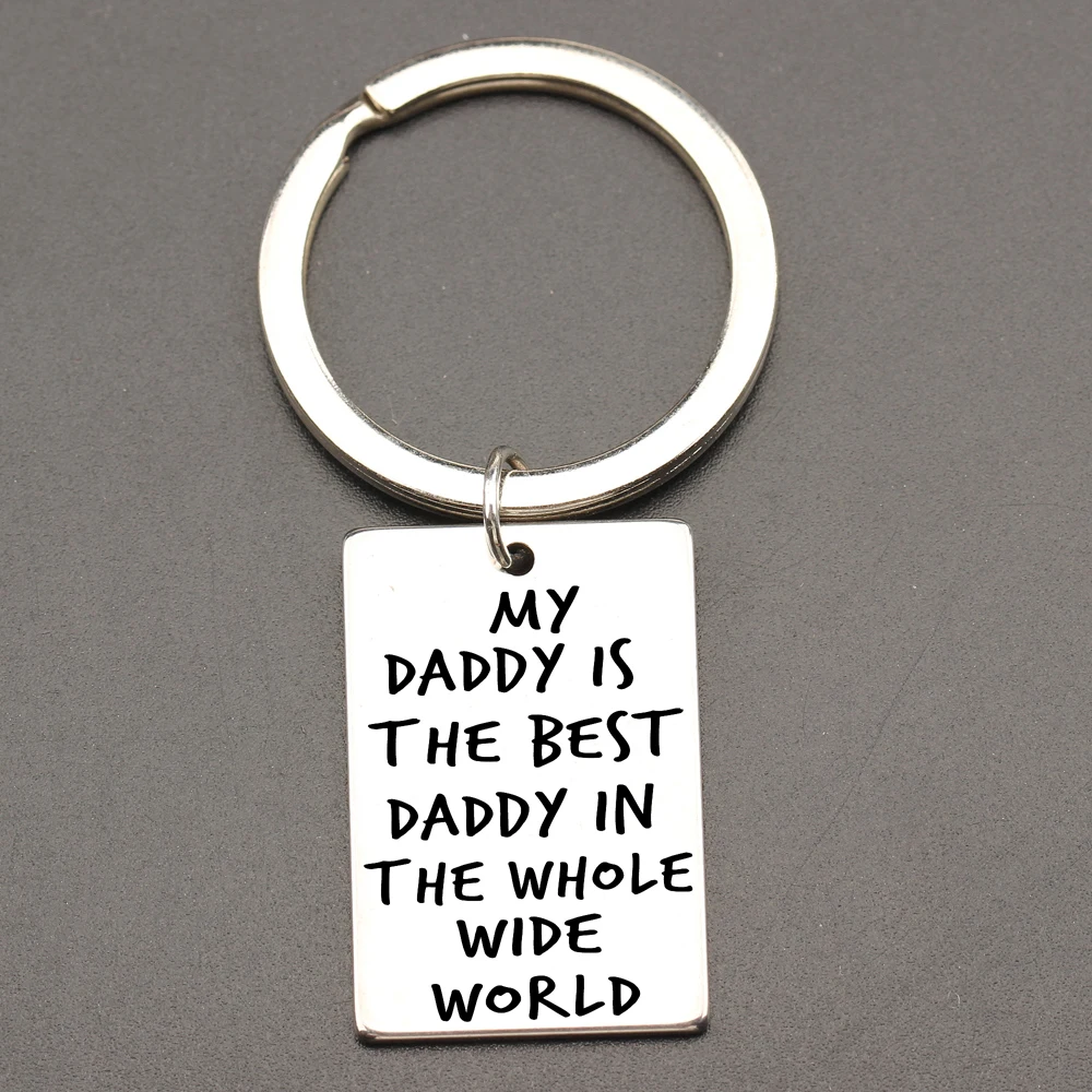 Подарок на день матери лазер махает моим папой лучший папа во всем мире брелок