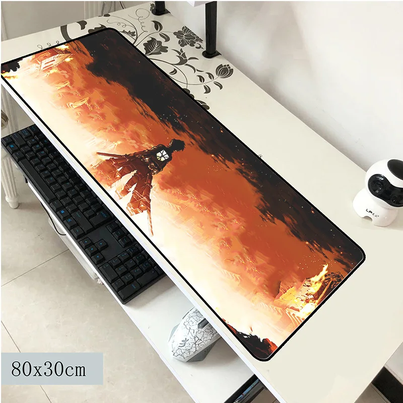 Коврик для мыши атака на Титанов 800x300x3 мм|gaming mousepad|mousepad gamerlaptop mat |