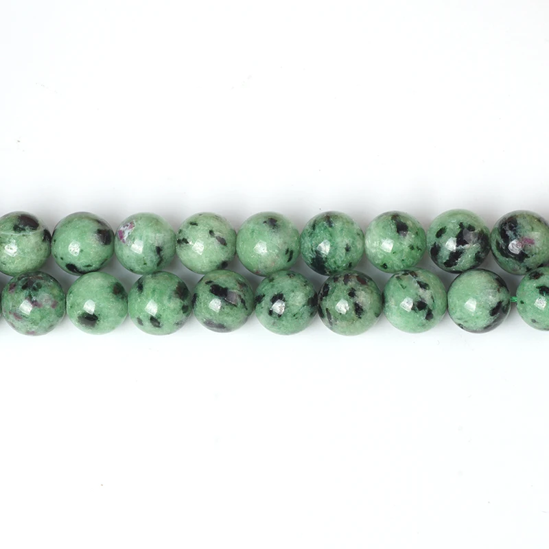 Натуральный яркий цвет оригинальный красный зеленый драгоценный камень бусина