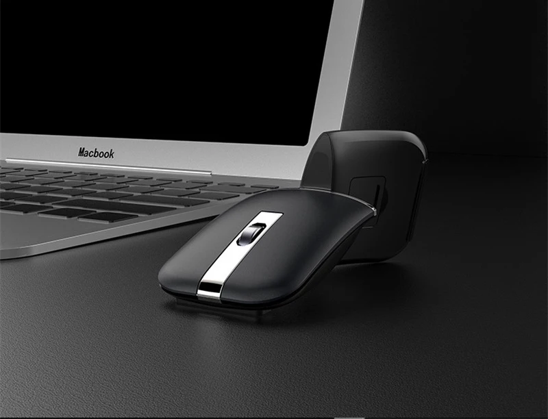 FELYBY Двойной режим беспроводной Bluetooth souris 1600 точек/дюйм de charge ultra-mince silencieux souris pour ordinateur портативный de bur