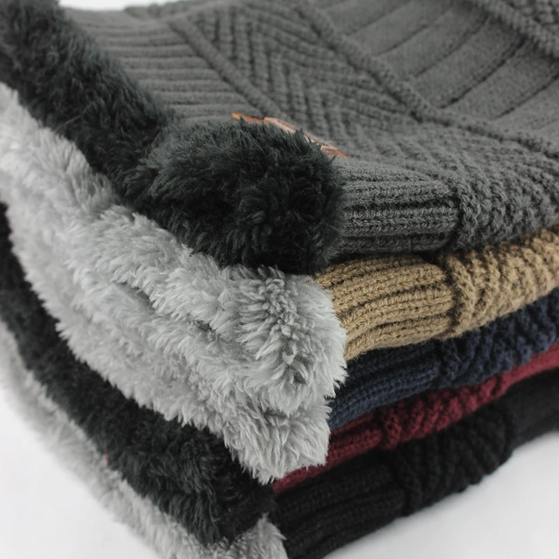 [FLB] 2016 брендовые вязаные зимние шапки Мужская зимняя шапка s Skullies облегающая