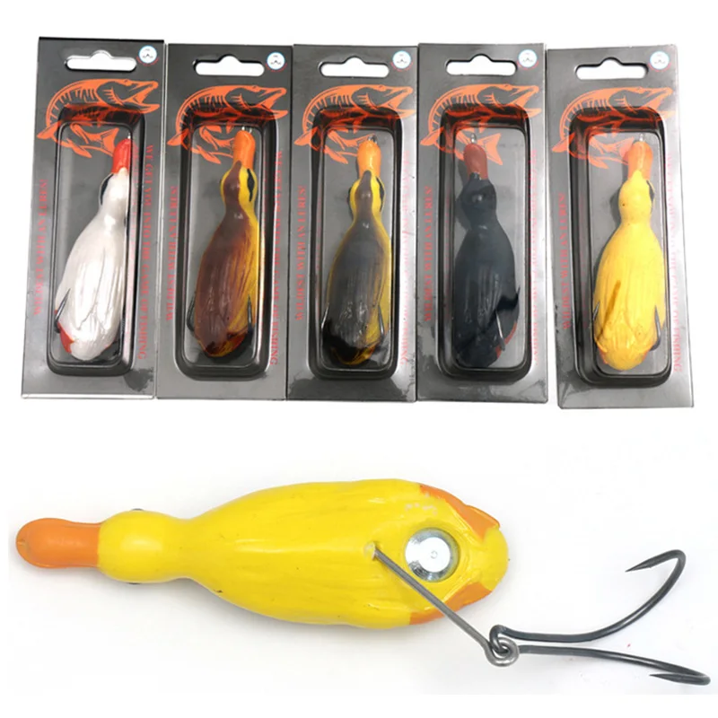 5 шт./компл. Реалистичная трехмерная рыболовная приманка в виде Уток из мягкого