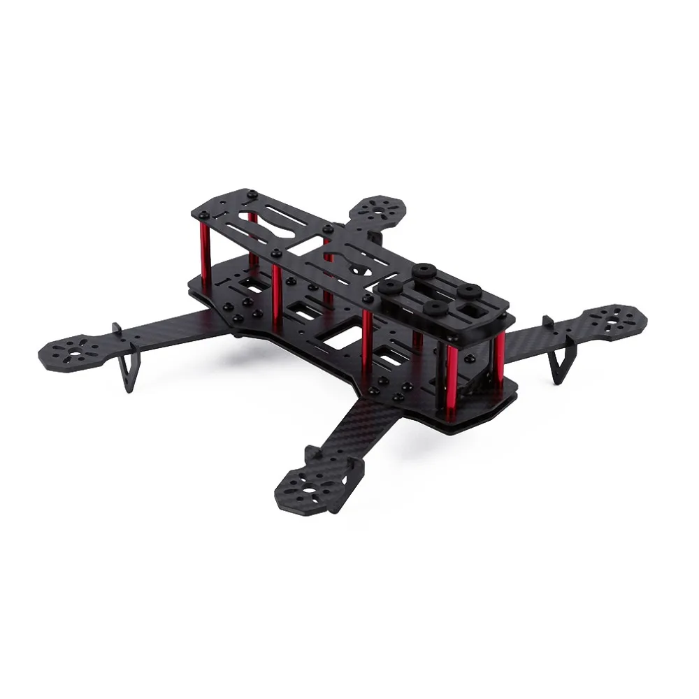 Новый черный QAV250 углеродного волокна стекловолокна Мини 250 FPV Quadcopter Quad copeter рамка