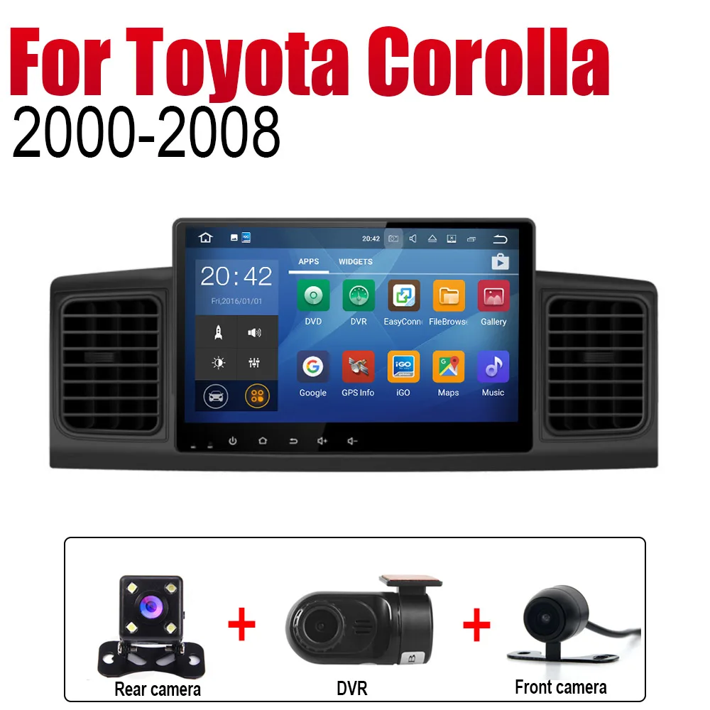 Extra Items ZaiXi Android 2 Din Авто Радио для Toyota Corolla 2000~ 2008 автомобильный мультимедийный плеер gps навигационная система Радио стерео - Цвет: Extra Items