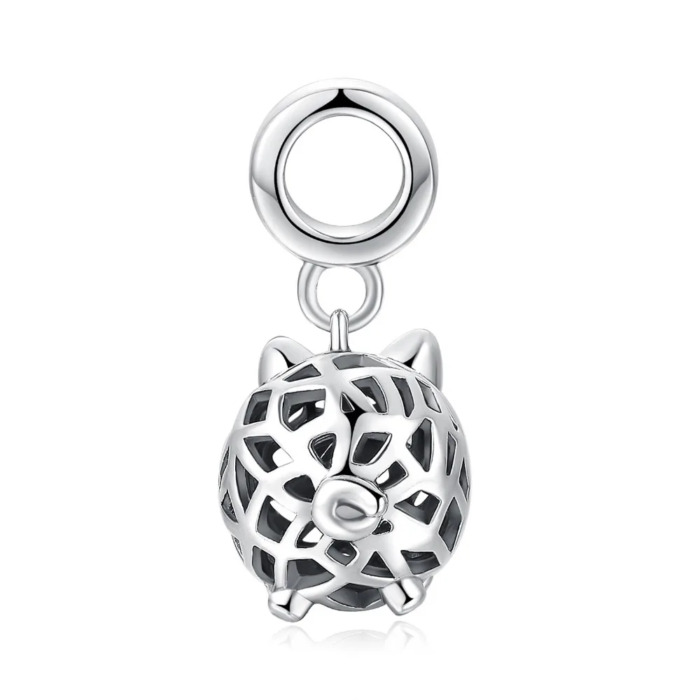JewelryPalace 925 пробы Серебряный Pet Love Angry Pig Шарм бусины для мамы и дочки Новинка 2018 года