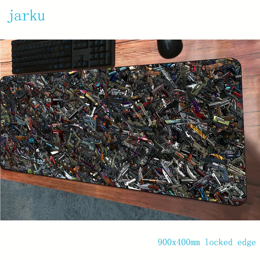 Коврик для мыши csgo 900x400 мм игровой коврик с объемным рисунком лучший геймерский