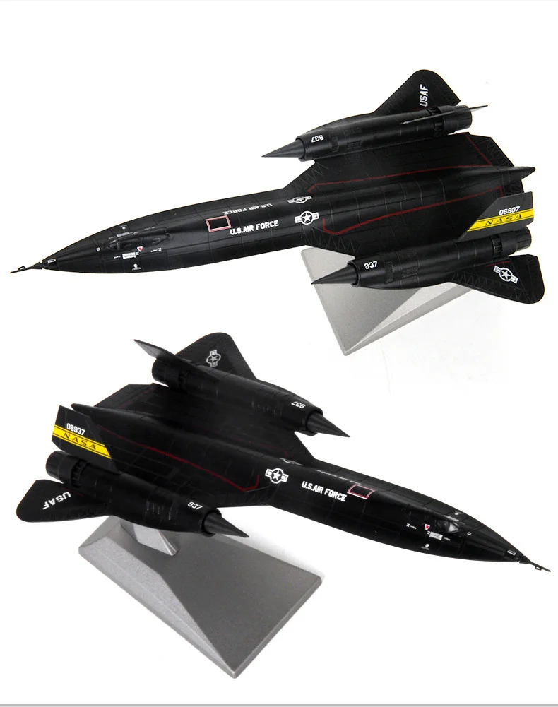 22,5*11,5*14 см Blackbird SR-71A разведочный самолет сплав модель самолета Моделирование готовые украшения RC модель SR71 1:144