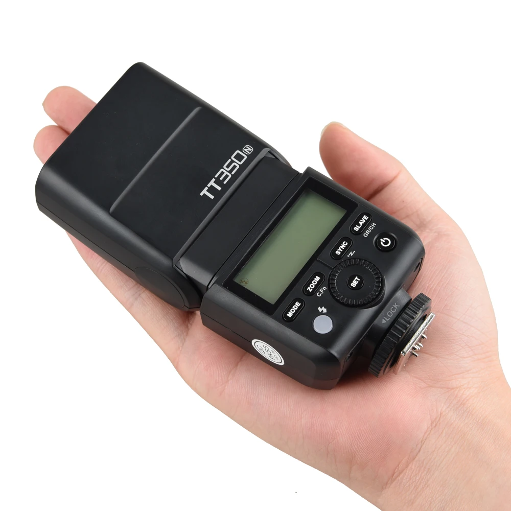 Godox TT350N флэш Беспроводной 2 4G Вспышка для фотокамер Speedlite HSS 1/8000s ttl GN36 Nikon D750 D7000 D7100