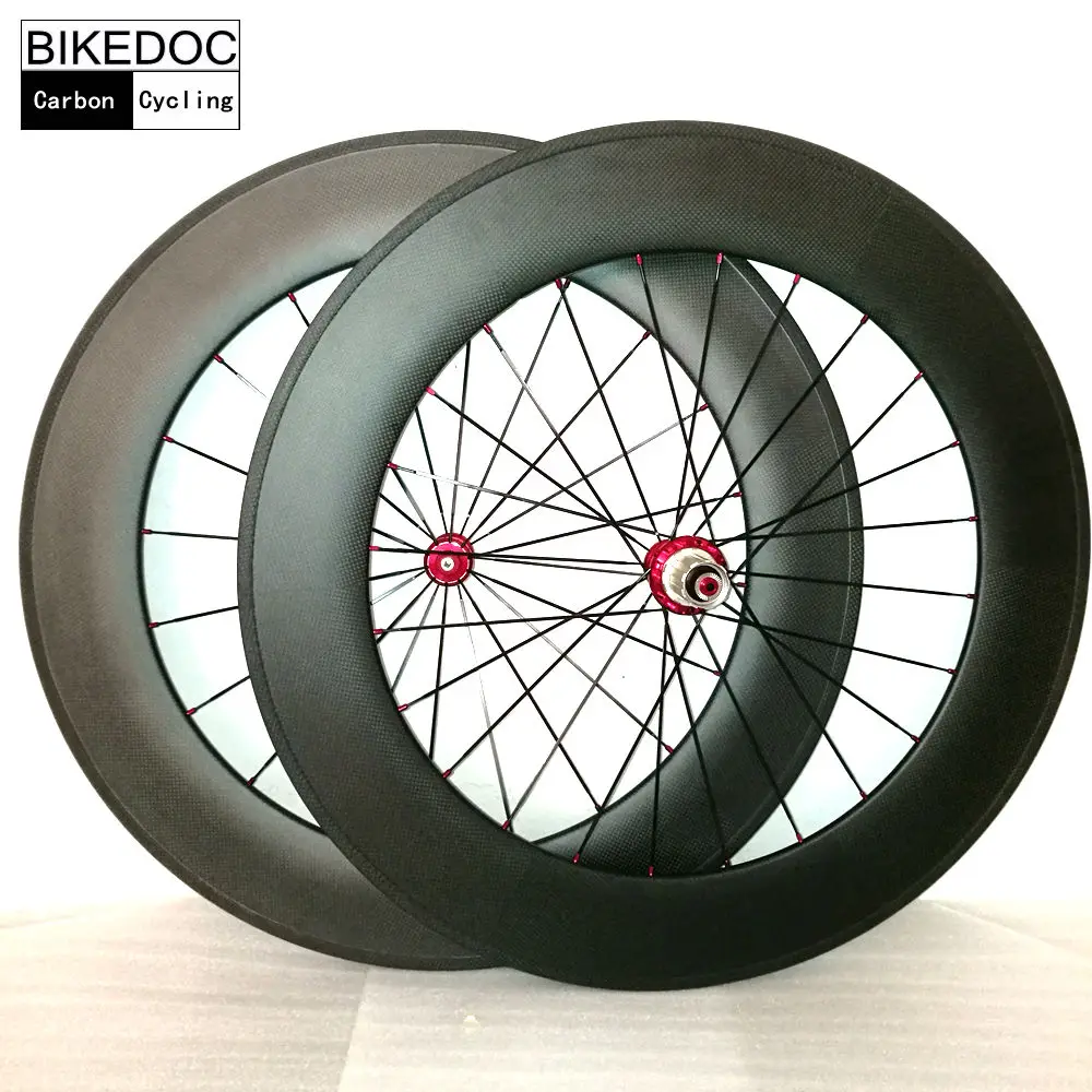 

Карбоновые колеса BIKEDOC 20,5 мм, 3K, 88 мм, трубчатые и клинкерные, колеса для велосипеда, 700с, карбоновые колеса
