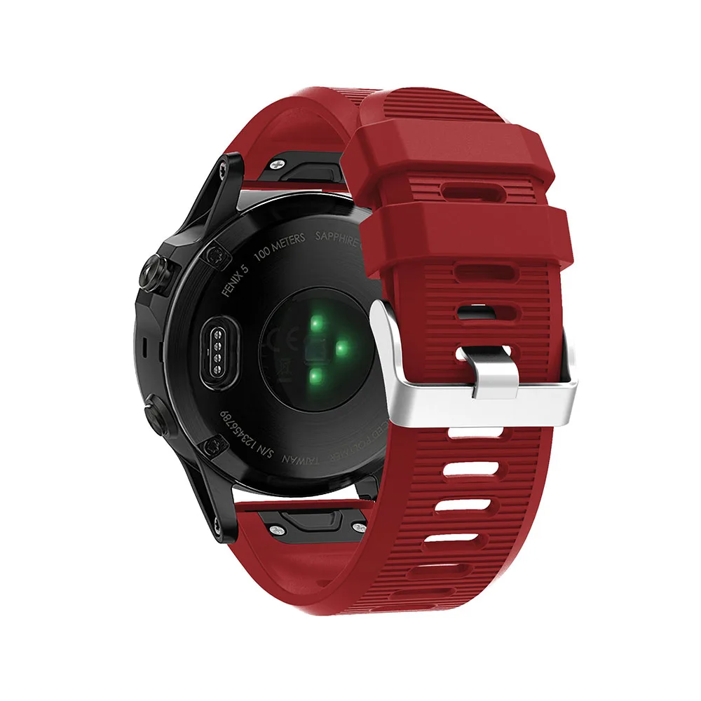 26 мм ремешок для часов Garmin Fenix 3 HR быстросъемный силиконовый простой в