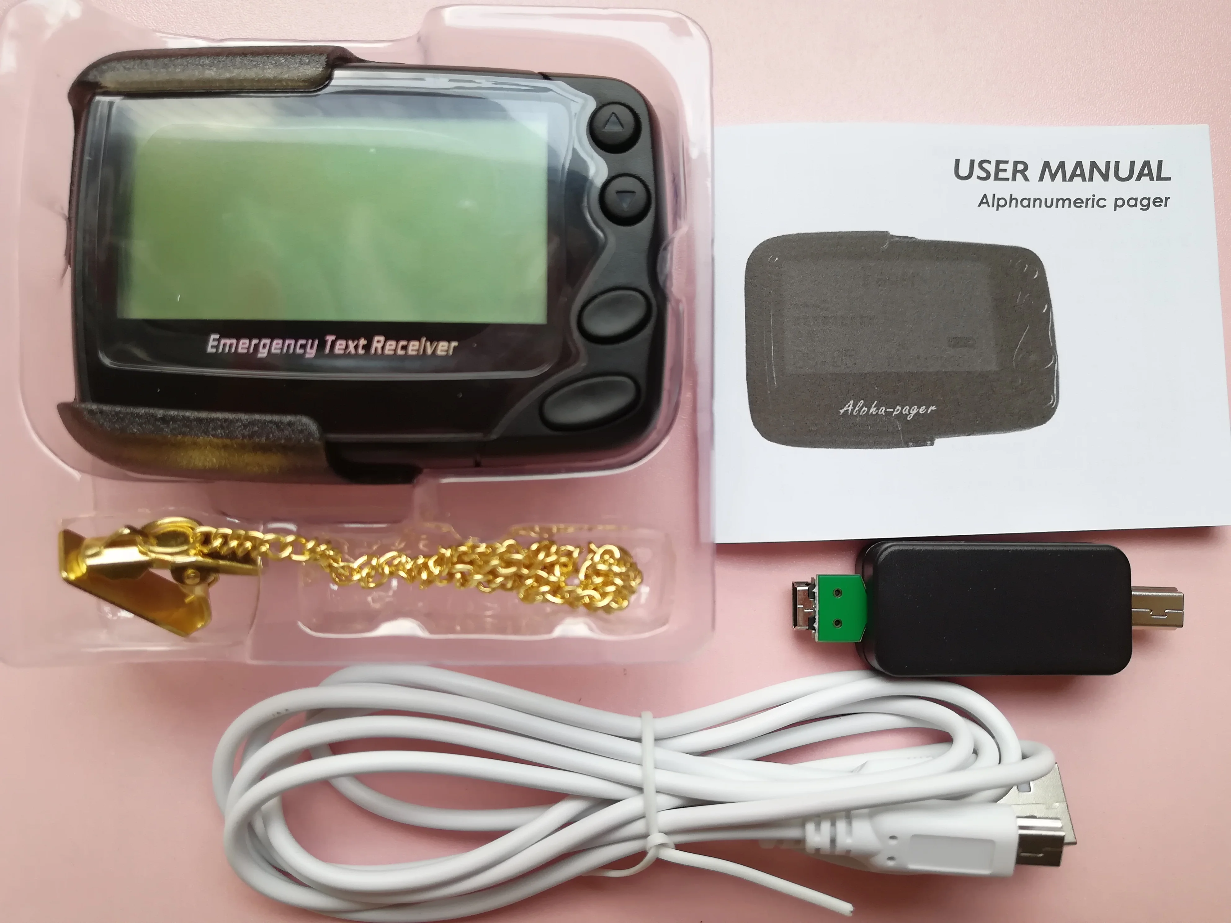 Программируемый буквенно цифровой пейджер POCSAG аварийный текстовый приемник и