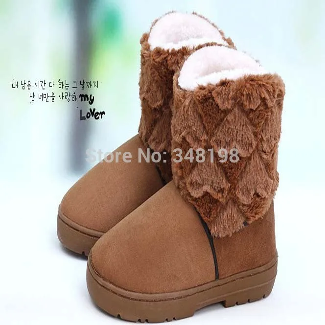 New Arrival 1Pairs 3 Colors Fashion Women Winter Snow Boots Hot Sale Warm Ankle Shoes Flat | Обувь