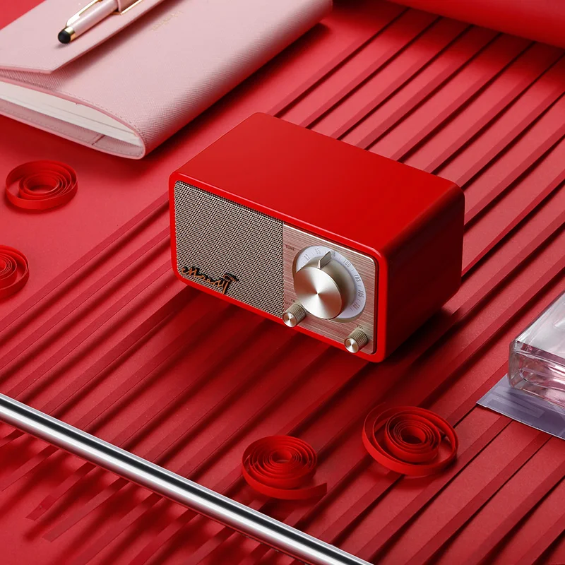 Миниатюрный Bluetooth радиоприемник SANGEAN MOZART FM радио беспроводной динамик подарок