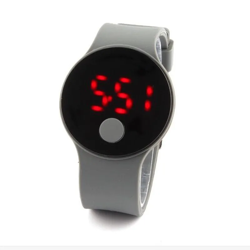 Новинка 2018 мужские дешевые силиконовые электронные спортивные часы женские