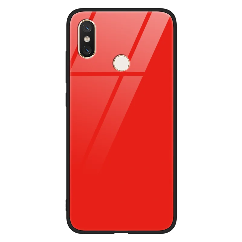 chunhong Градиентный чехол из закаленного стекла для Xiao mi Red mi 7 5 Plus S2 Note 6 5 Pro mi 9 A2 5 5S 6 8 SE Lite mi x 2 2s Max 3 защитный чехол - Цвет: chunhong