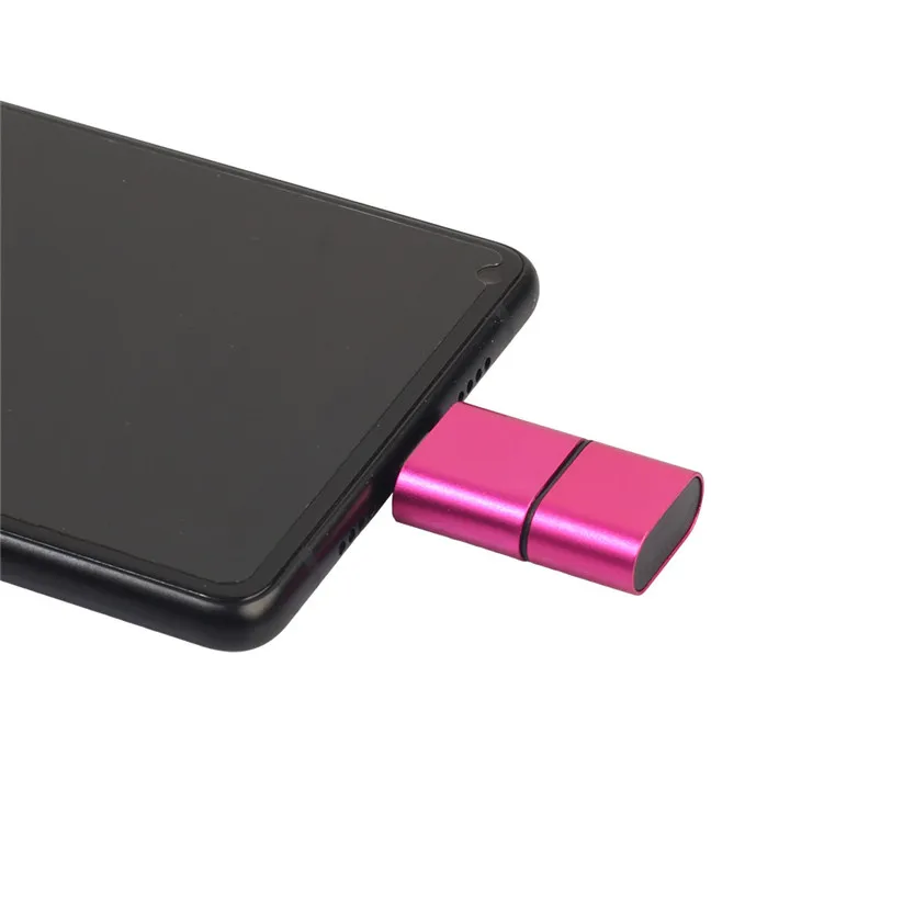 Ouhaobin картридеры OTG Type C к USB 2 0 Micro SD TF кардридер адаптер для Android телефона td0109 Прямая