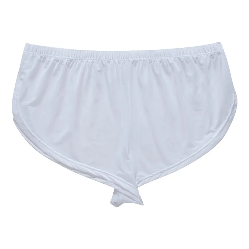 Шорты мужские из вискозы повседневные удобные штаны с разрезом сбоку для семьи