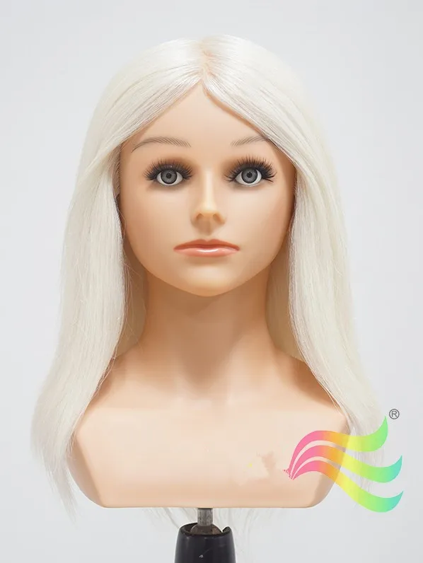 Голова манекена из 100% человеческих волос профессиональная тренировочная голова