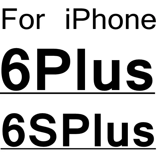 3 шт./лот, Ультра прозрачная пластиковая защитная пленка для iPhone 4, 4S, 5, 5S, SE, 6, 6 S, 7, 8 Plus, X Ten, 10 - Цвет: For iPhone 6 6s Plus